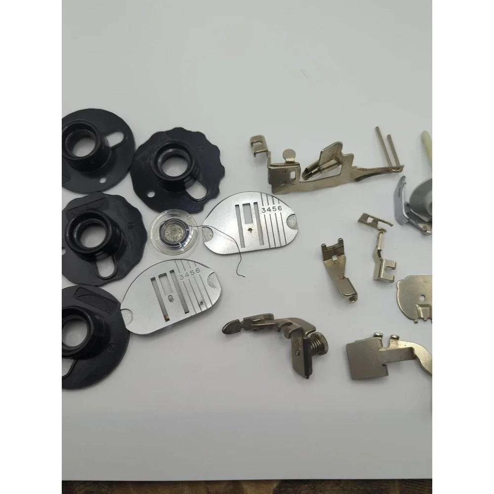 Lot Of Singer Sewing Machine Serger Vintage Parts And Attachments Misc